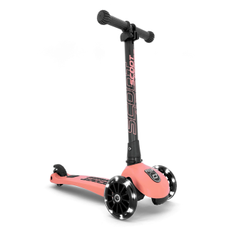 Scoot and Ride Highwaykick 3 LED peach