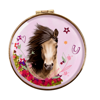 Pferdefreunde Taschenspiegel mit Glitter Die Spiegelburg